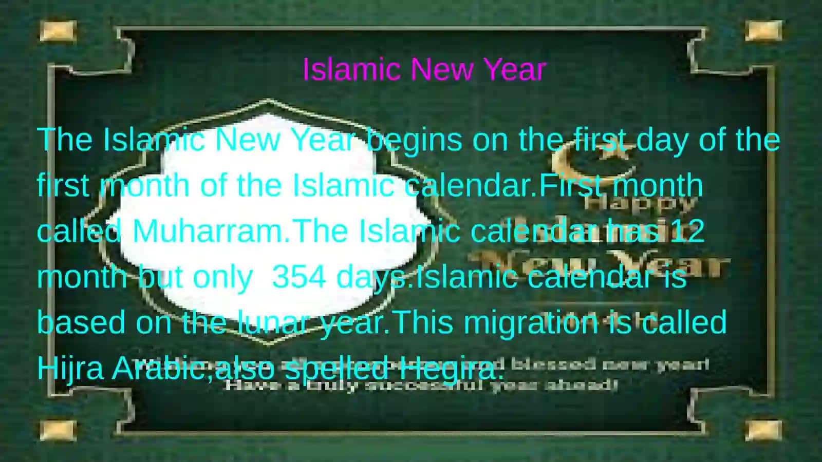 Islamic New Year 4