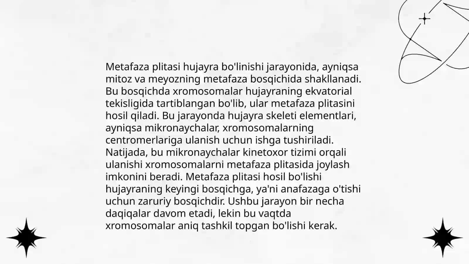 Haywan ham o'simlik kletkasi bo'liniwinin ayrimashiliqlari 4