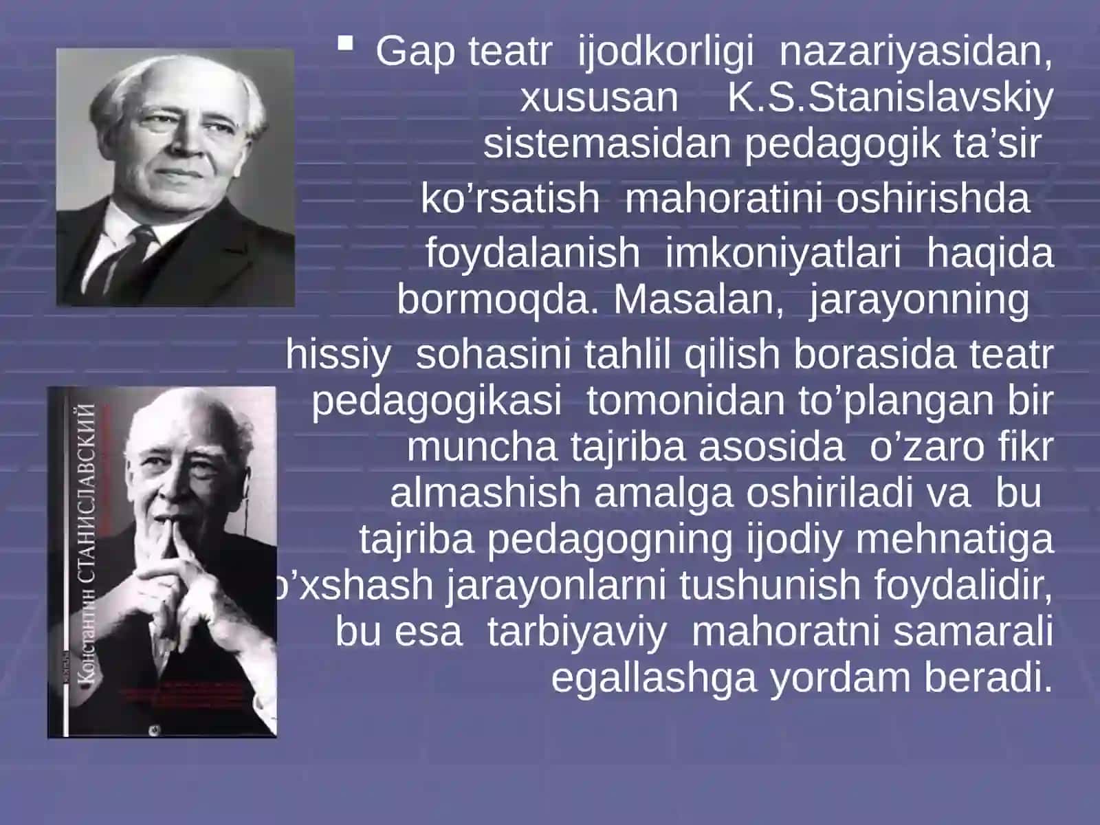 edagogik mahoratni shakllantirishda teatr pedagogikasidan foydalanish o’rni 4