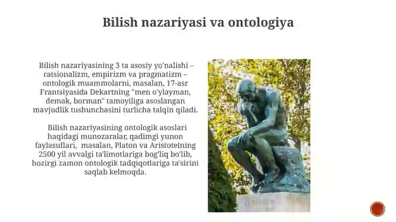 Zamonaviy ontologiya 4