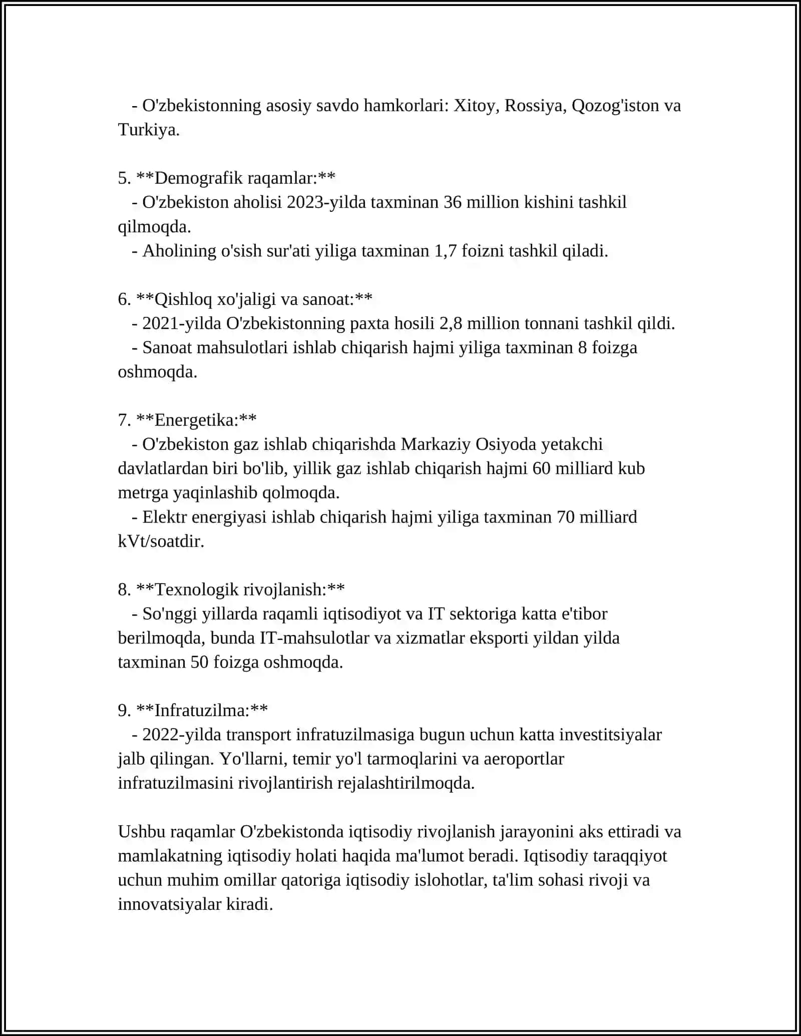 KELAJAK UCHUN SARMOYA KIRITISH 4