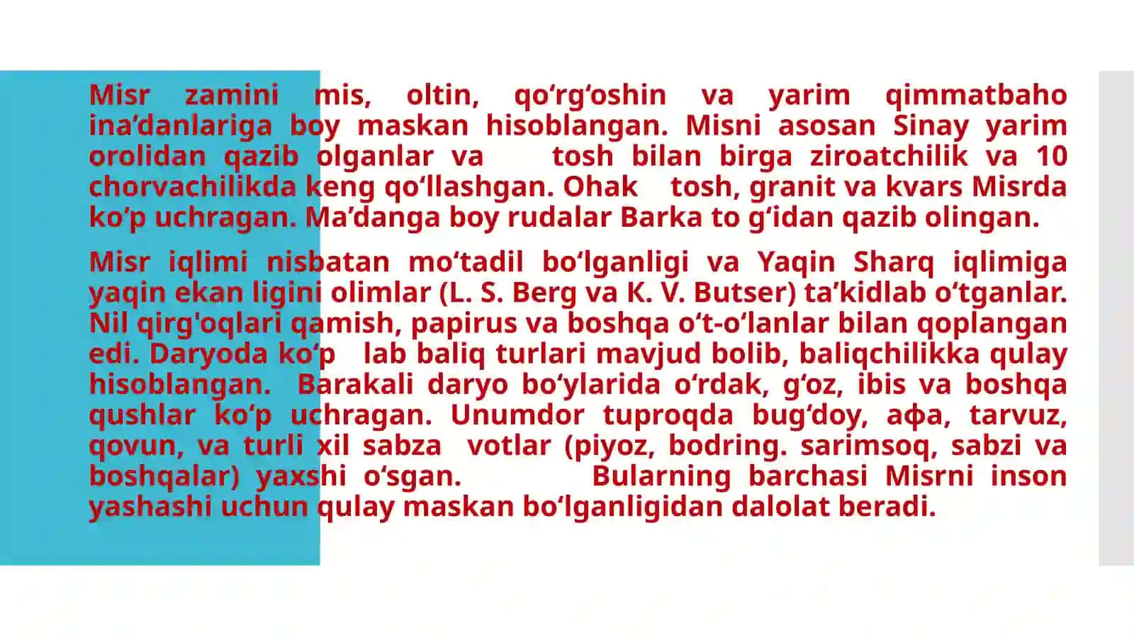 Ilk va Qadimgi Misr podsholigi 4
