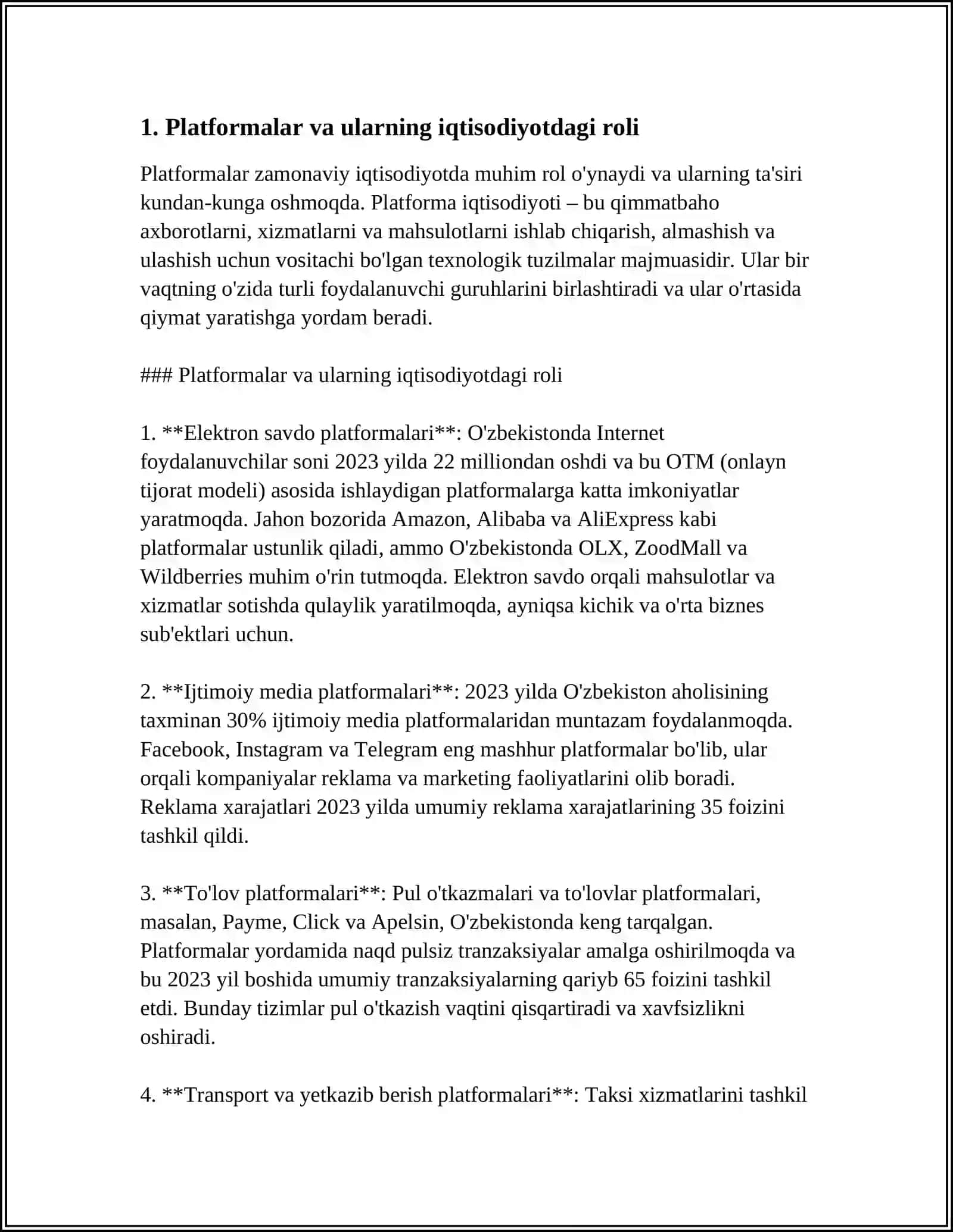 IQTISODIYOT AXBOROT TIZIMLARIDA PLATFORMA TEXNALOGIYASI 4