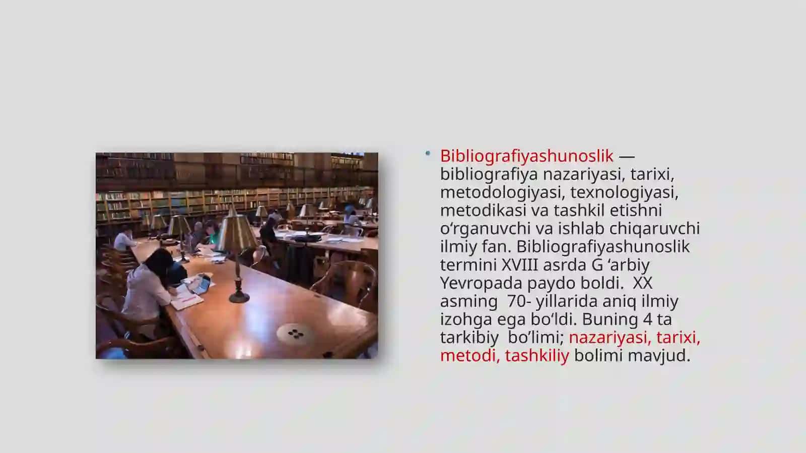 Bibliografiyani shakllantirish mezonlari bilan tanishish 4