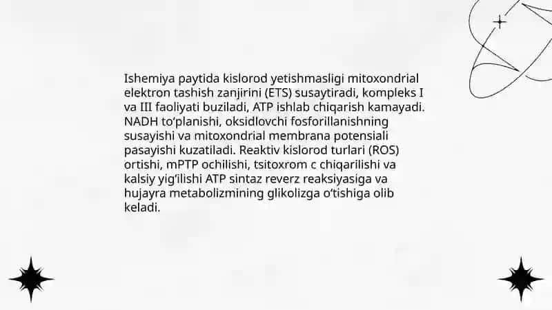 Ishemik yurak kasalligida energiya ta’minoti buzilishi 4