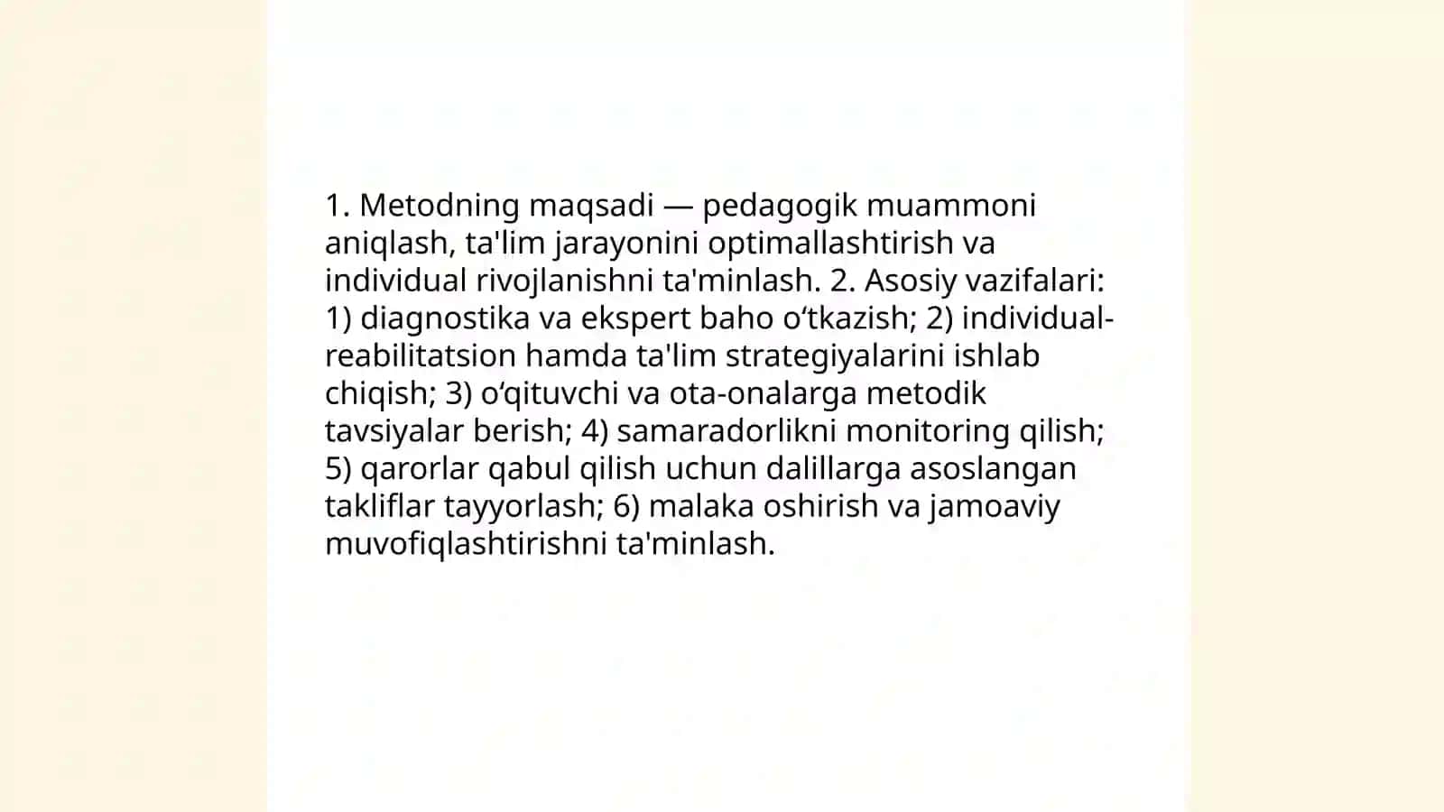 Pedagogik konsilium yoki ekspertlar metodi:mazmuni,mohiyati va qo'llanilish tartibi 4