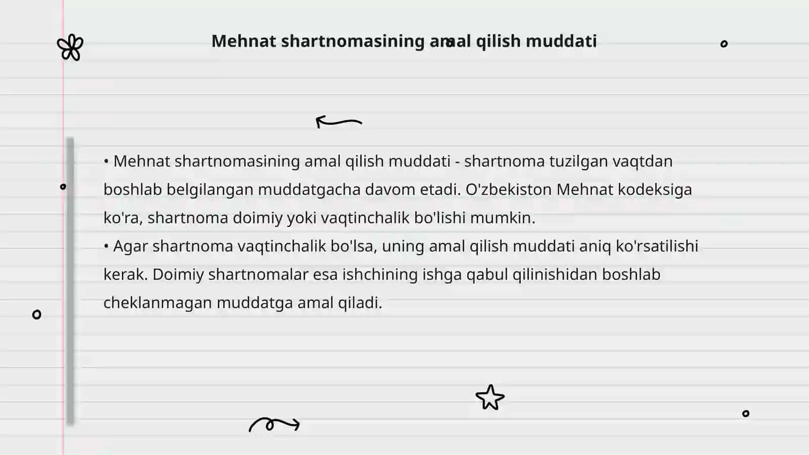 Mehnat shartnomasi va ishga qabul qilishni rasmiylashtirish 4