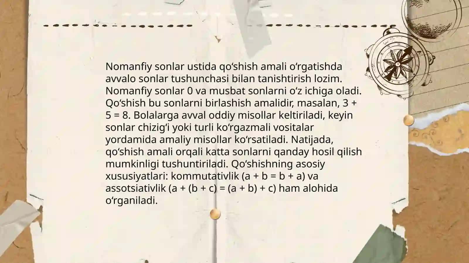 Nomanfiy sonlar ustida arifmetik amallarni oʻrgatish metodikasi 4