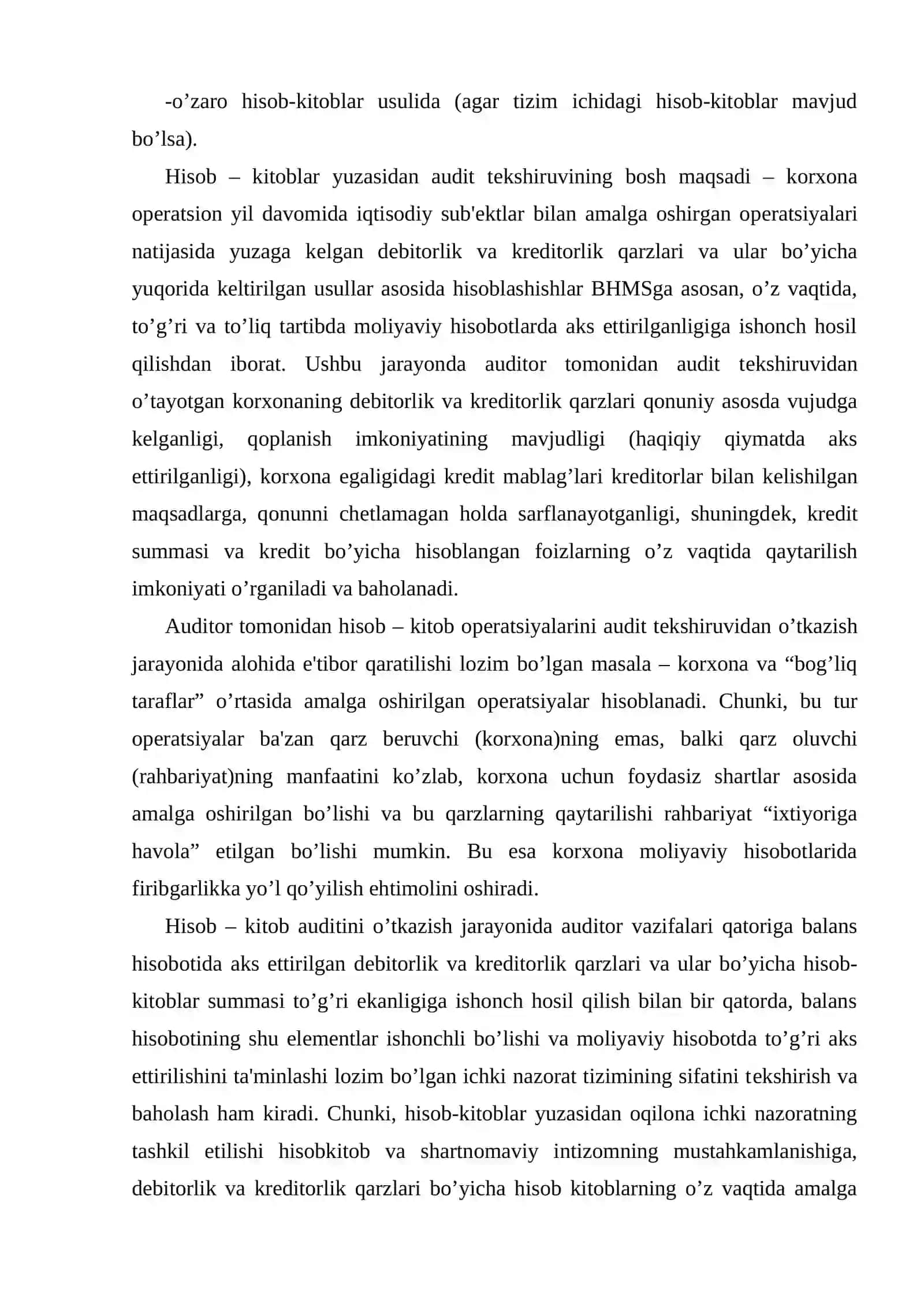 Hisob-kitoblar auditi 4