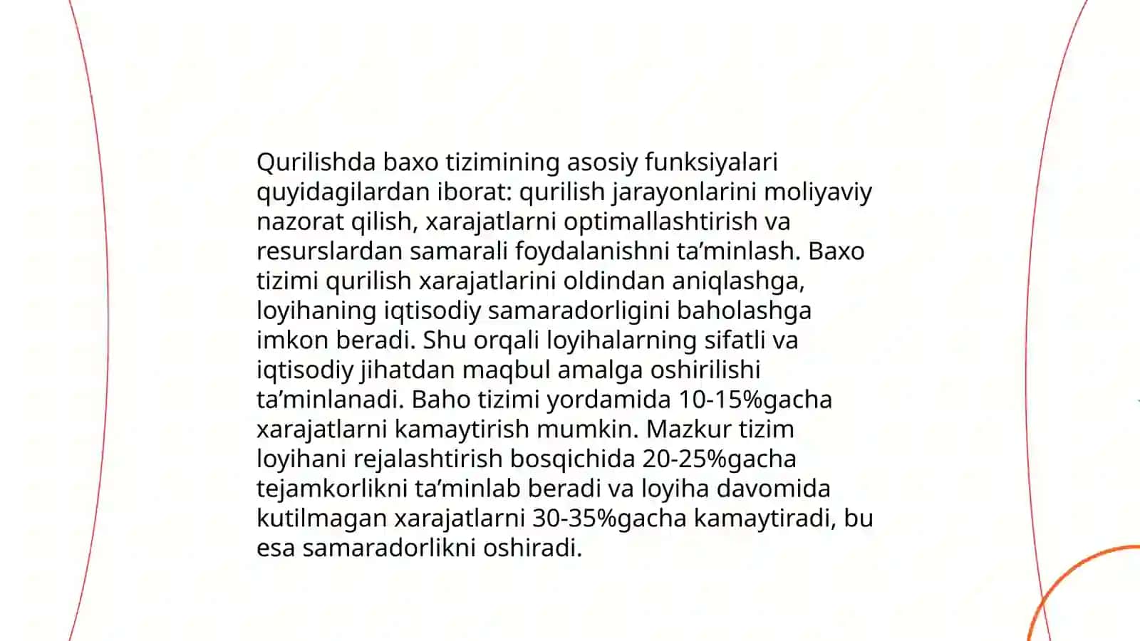 Qurilishda smeta normalari va baxo tizimi 4