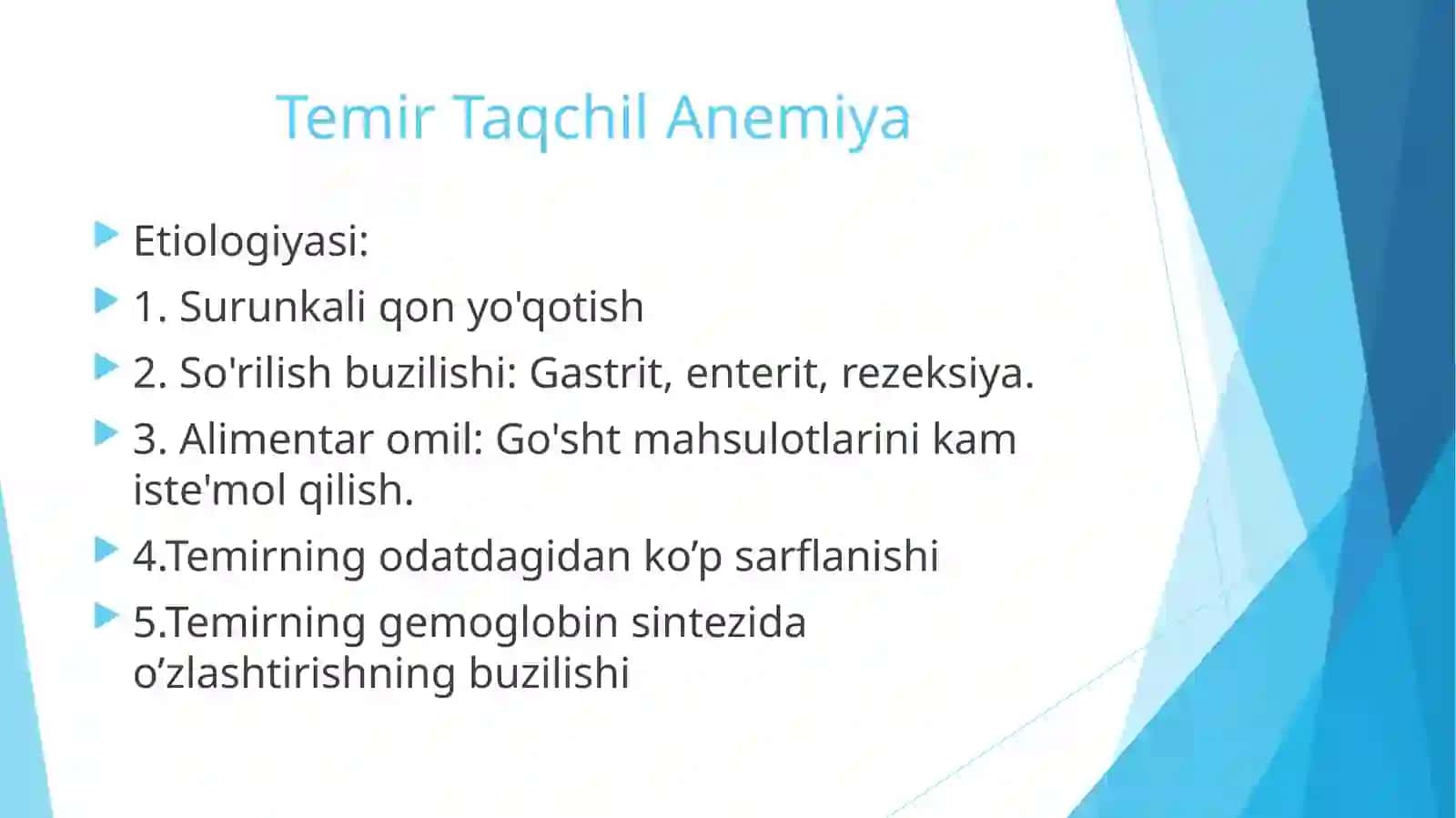 Taqchil Anemiyalar 4