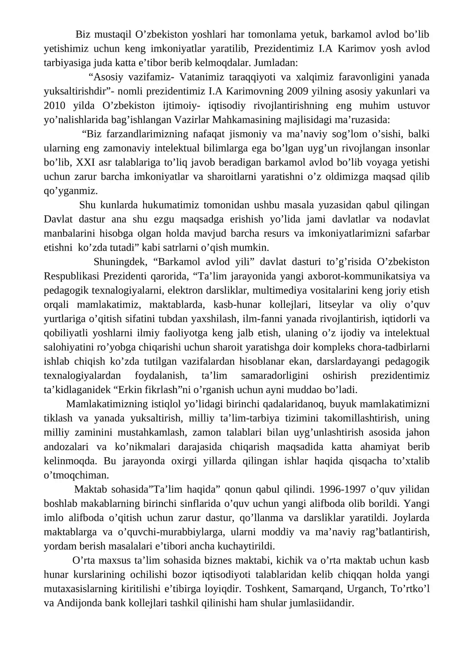Matematik Analiz Kurs Ishi 4