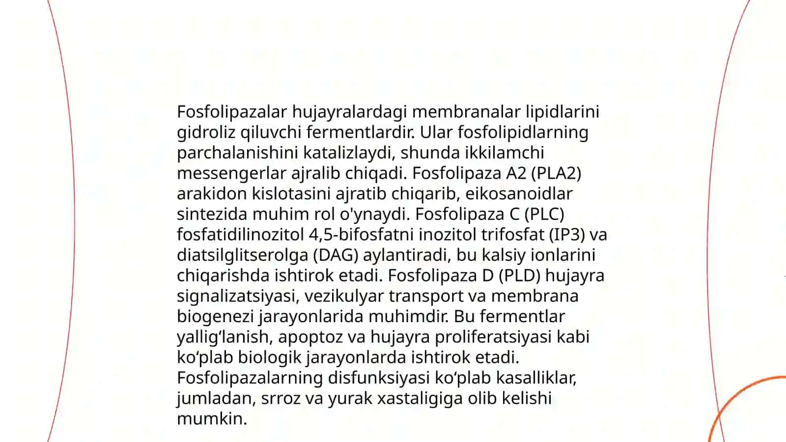 Fosolipazalar va ularning ta'sir qilish mexanizmi 4