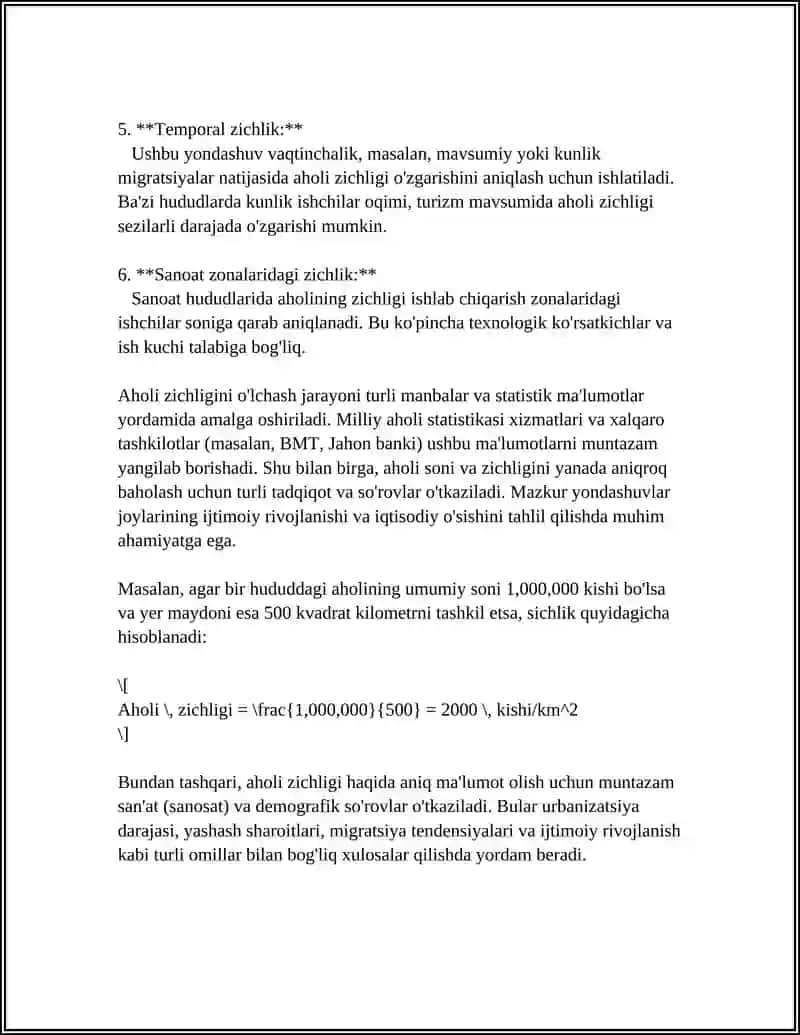 PAPULATSIYANING TUZILISHI VA UNDA ORGANIZMLARNING JOYLASHISHI 4