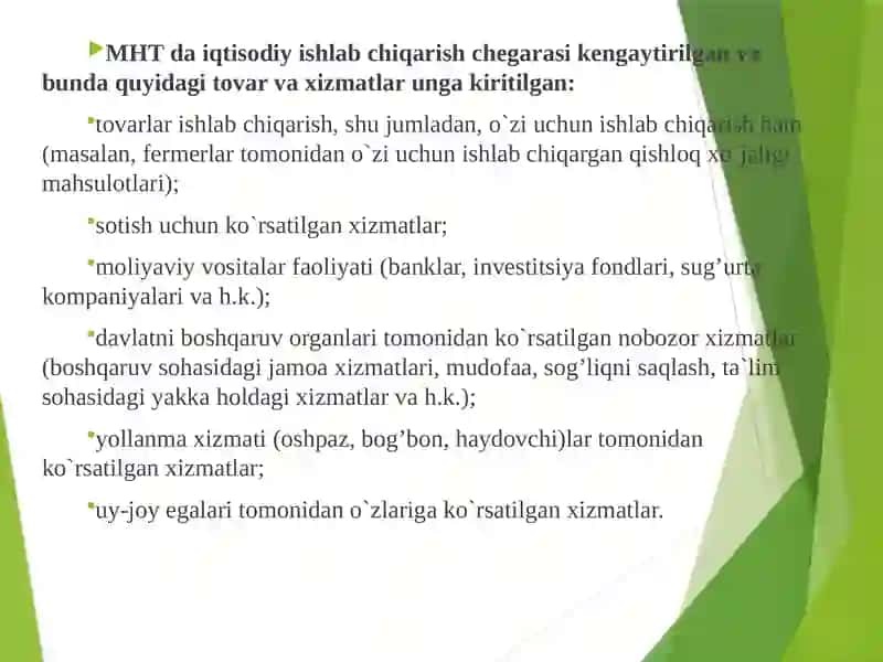 Milliy hisoblar tizimi va makro iqtisodiy ko'rsatkichlar tizimi 4