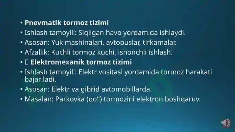 Avtomabil tormoz tizimlarini modernizatsiya qilish va hafsizlikni oshirish 5