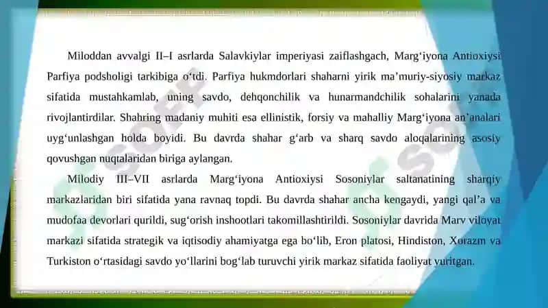 Margʻiyona Antioxiysi - Marv shahri 5