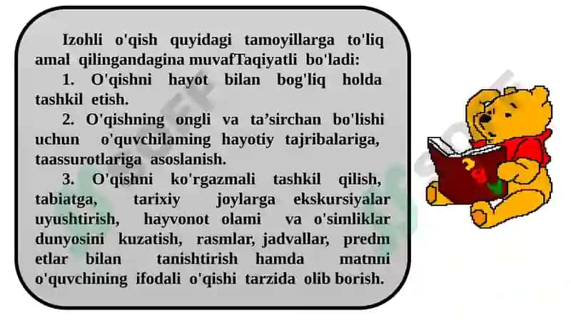 KITOBXONLIK FAOLIYATINI SHAKLLANTIRISH 5