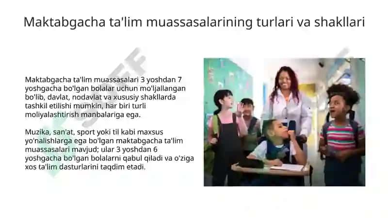 Maktabgacha ta'lim tashkiloti boshqarish va tashkil etishda huquqiy meʼyorlar 5