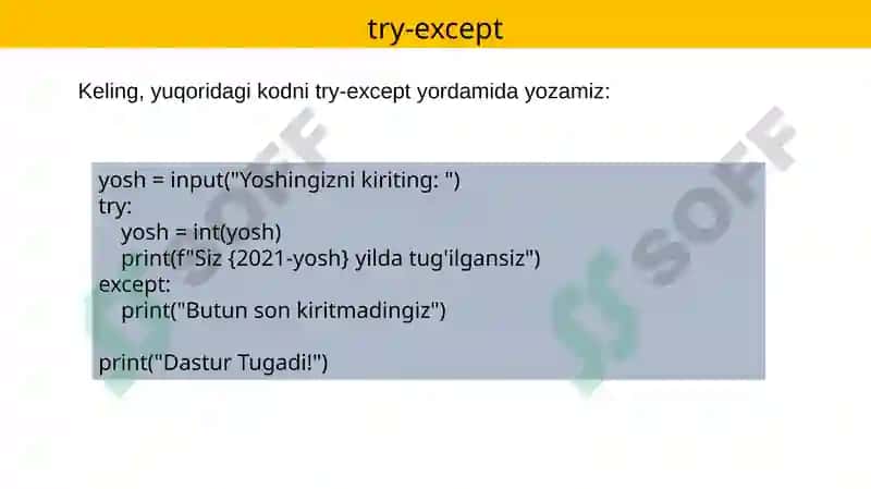 DASTURLASH FANIDAN YOZGAN MUSTAQIL ISHI 5