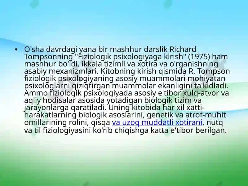 Psixofiziologiya fanining maqsad va vazifalari 5