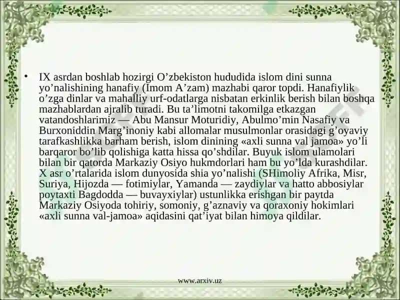 Davlat va din 5