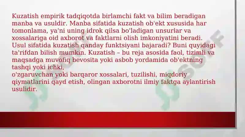 Ebbingauz, Brayyan va Xarterlarning eksperimental psiХОlogiya nuqtaiy nazaordan olib borgan tadqiqotlari 5