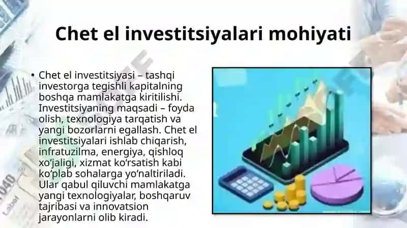 Xalqaro kapital harakati va investisiyalarga oid nazarya 5