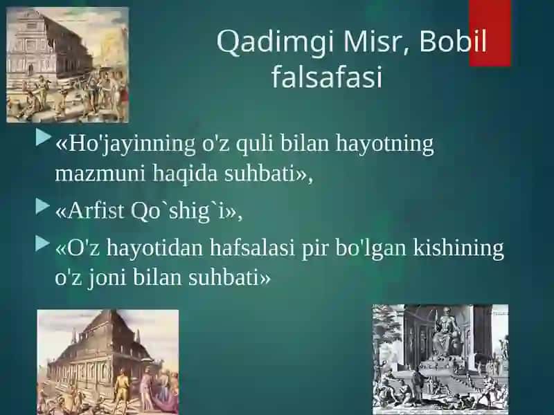 Falsaf iy tafakkur taraqqiyot bosqichlari 5