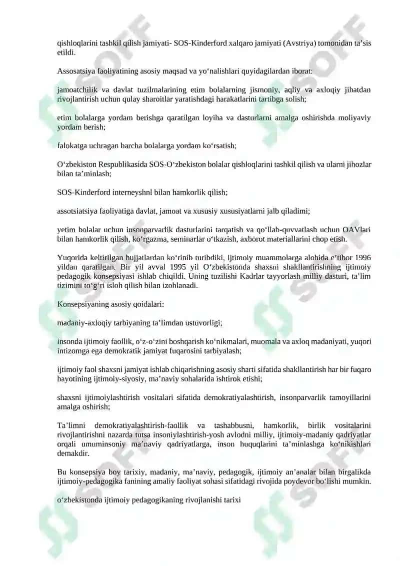 Ijtimoiy pedagogikani va ijtimoiy-pedagogik faoliyat rivojining metodologik asoslari 5