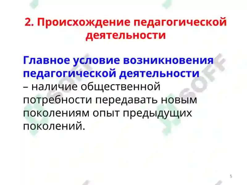 Педагогика 5
