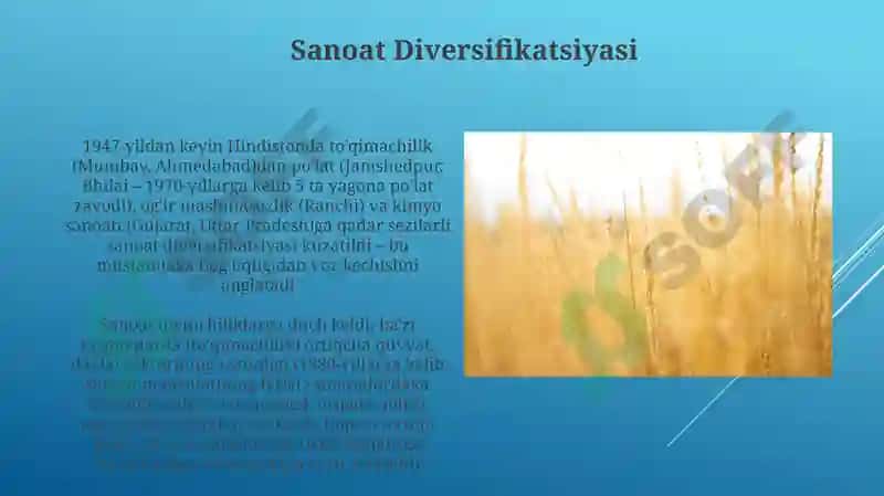 Qishloq xoʻjaligidagi texnologik taraqqiyot 5