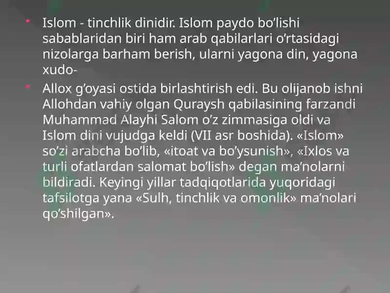 DINIY-MADANIY AN’ANALARNING AHAMIYATI 5