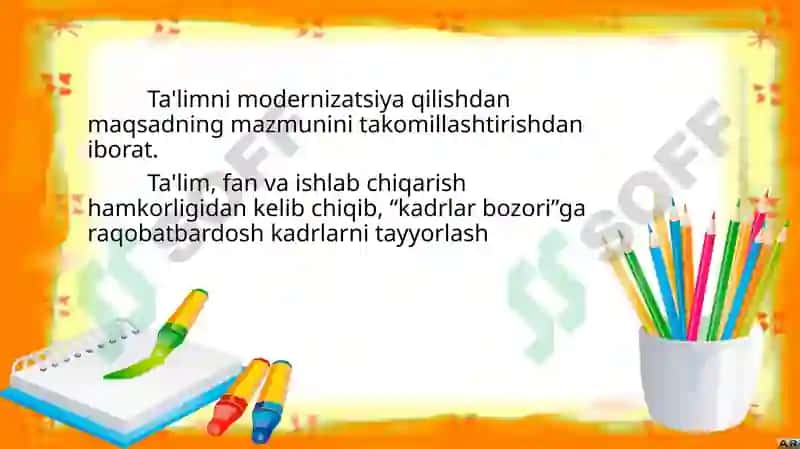 O’zbekiston ta’lim tizimini modernizatsiyalash jarayonlari 5