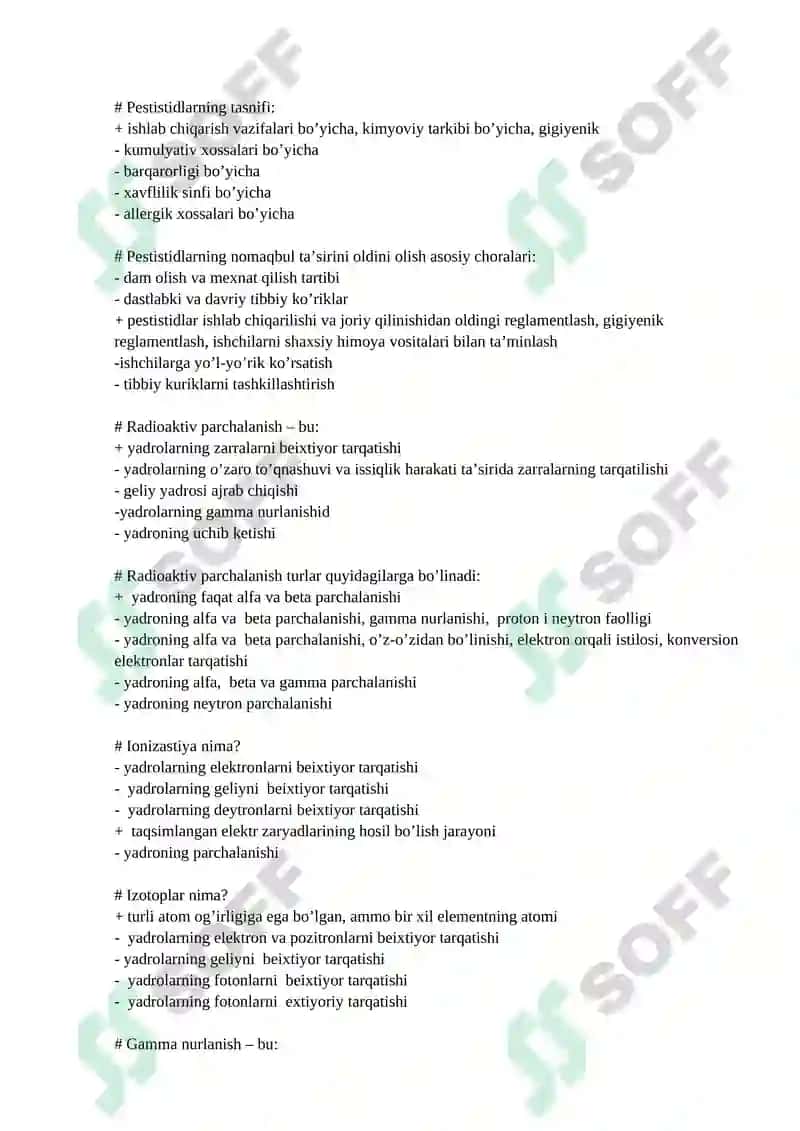 Gigiyena – profilaktika yo’nalishidagi asosiy tibbiy fan 5