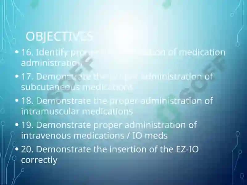 MEDICATION ADMINISTRATION 5