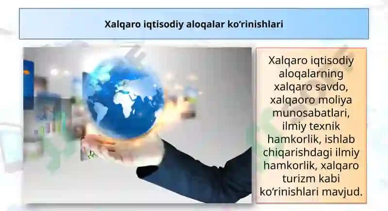 Xalqaro iqtisodiy aloqalar 5