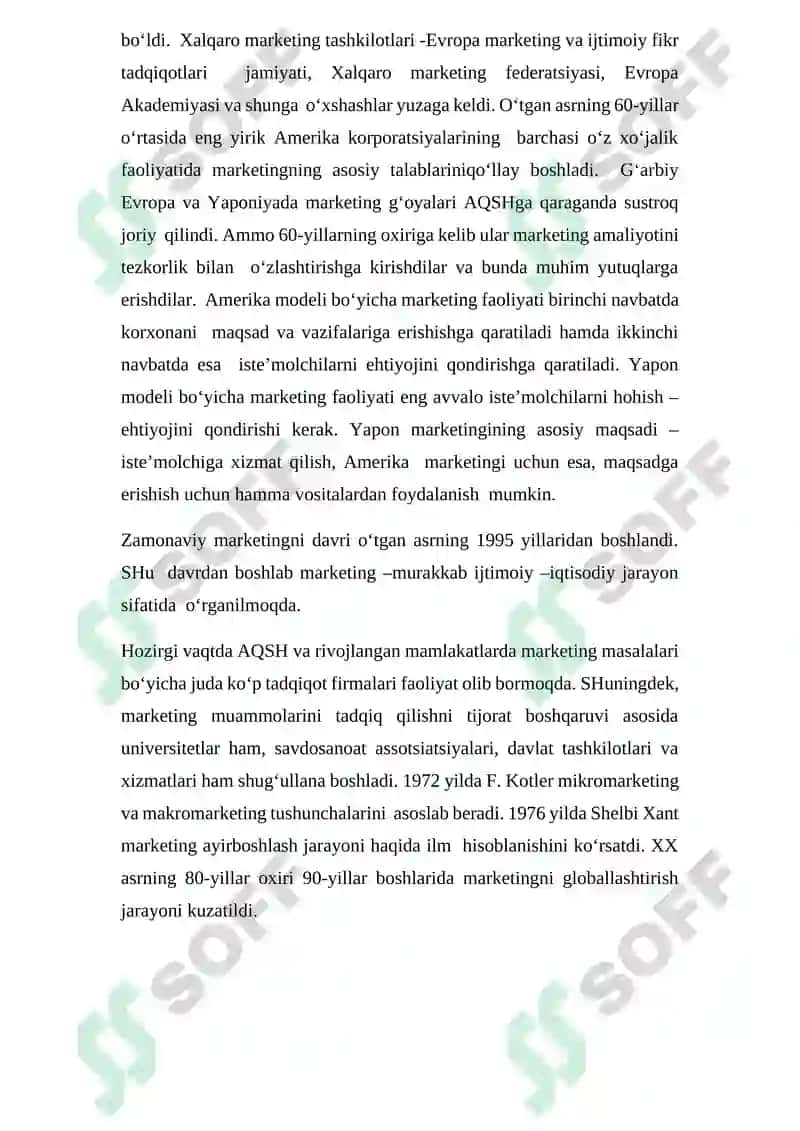 Biznesni tashkil etishda marketing 5