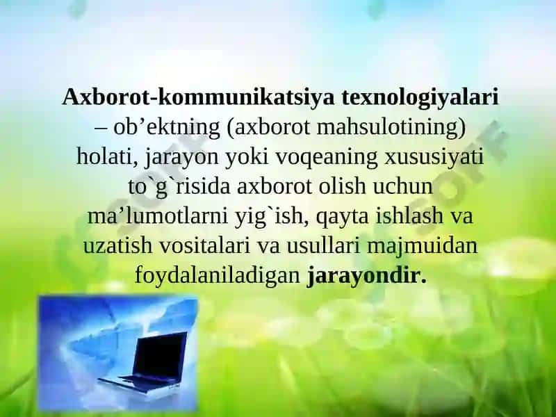 Iqtisodiyotda axborot-kommunikatsiya tеxnologiyalari va tizimlari 5