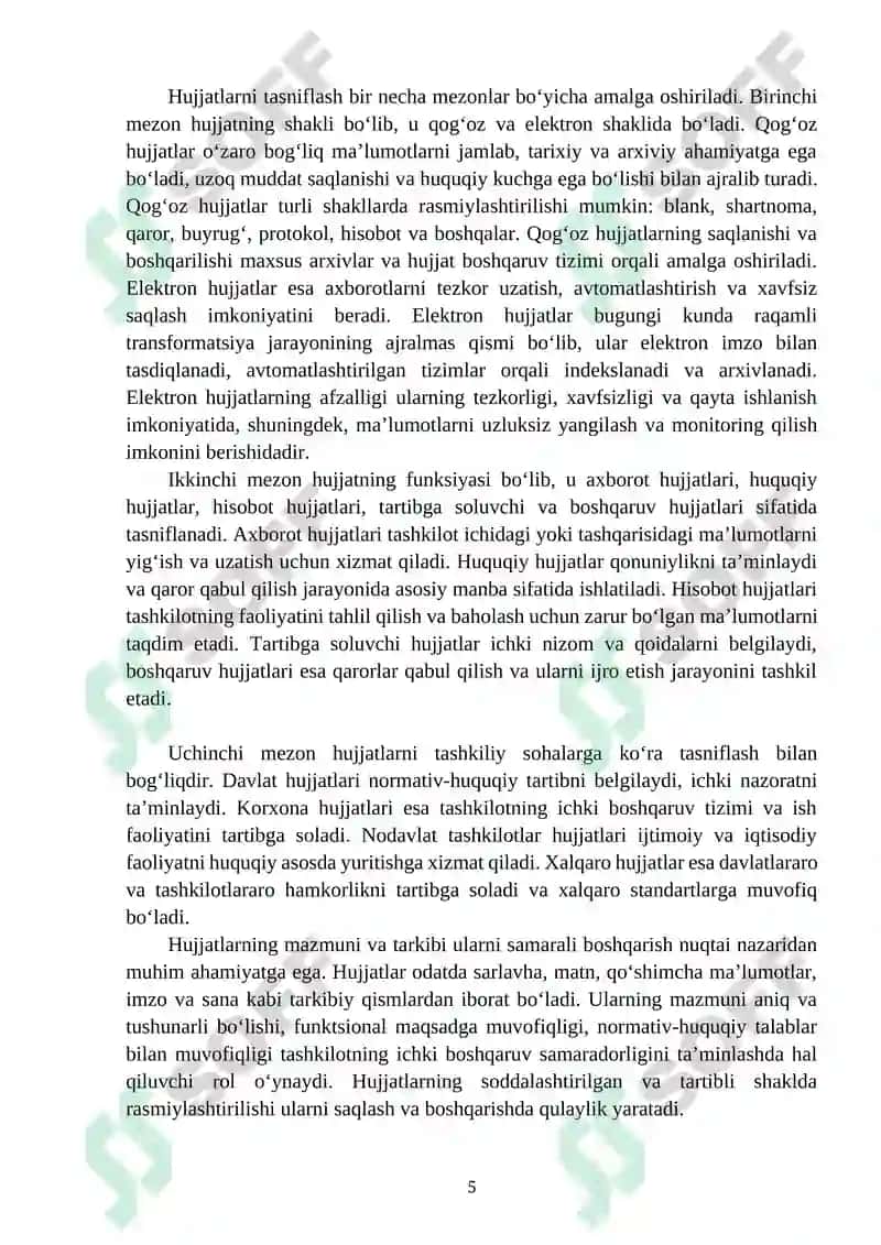 Hujjatlashtirish 5
