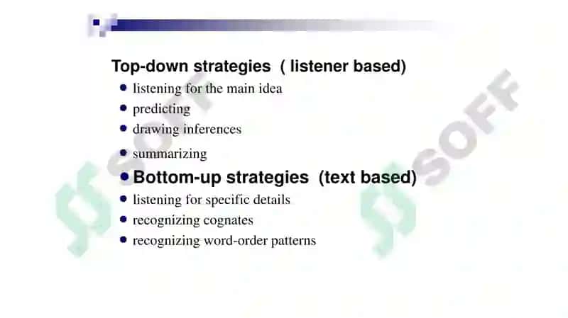 Methodology for developing listening comprehension skills 5