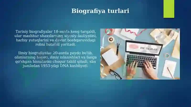Tarjimai hol yozish tartibi va talablari 5