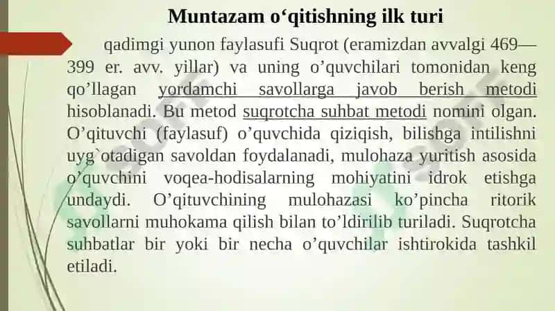 TA’LIMNING TASHKILIY SHAKLLARI VA METODLARI 5
