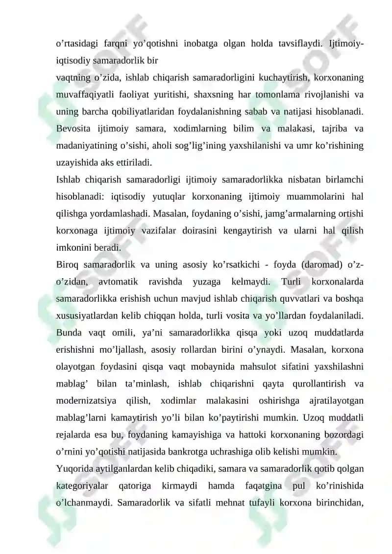 Mehnat unumdorligi va uning hajmiga ta'sir qiluvchi omillar 5