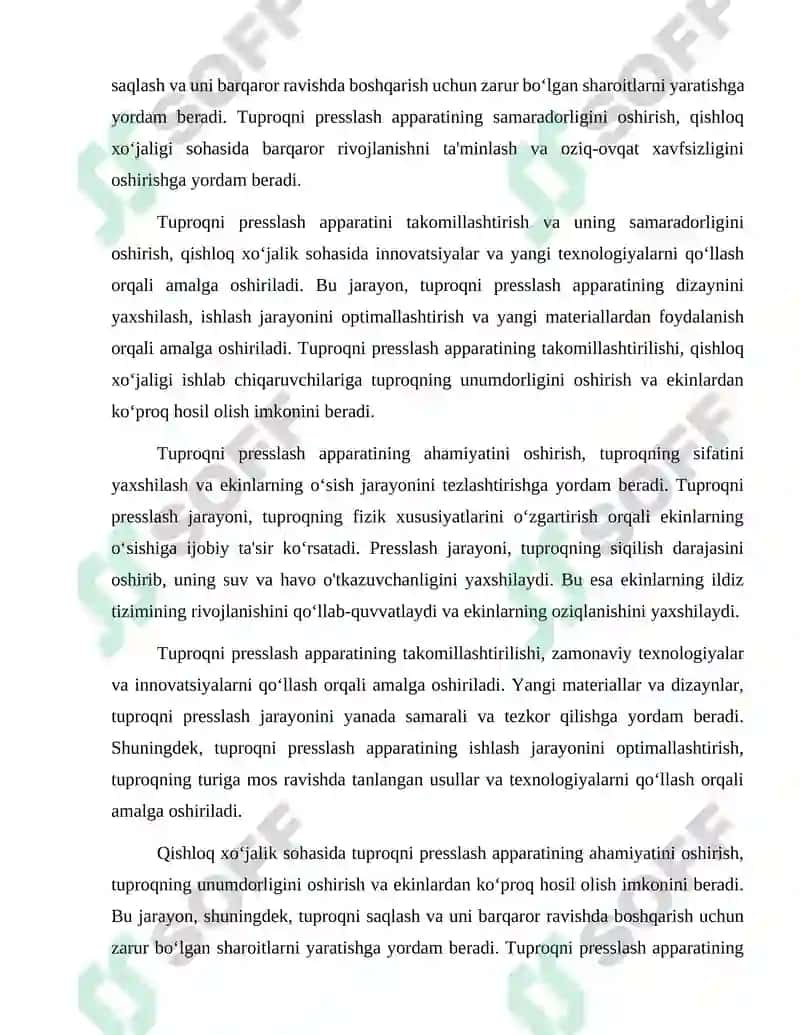 Tuproqni presslash apparati 5