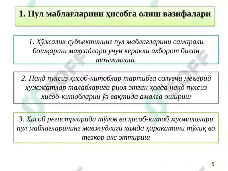 PULMABLAG‘LARI VAVALYUTA OPERATSIYALARI HISOBI 5