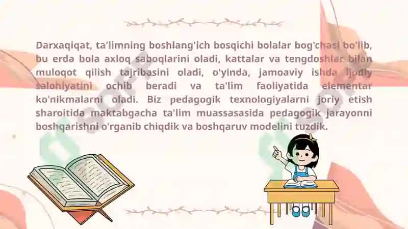 Maktabgacha ta'lim menejmenti 5
