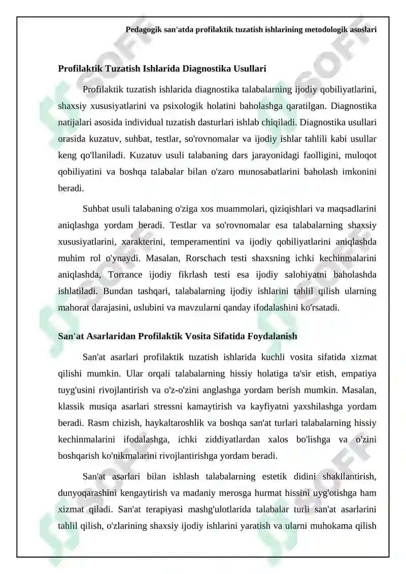 Pedagogik san'atda profilaktik tuzatish ishlarining metodologik asoslari 5