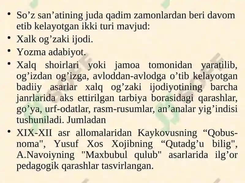 O’zbekiston Respublikasida ta’lim tizimini rivojlantirishning kontseptual asoslari 5