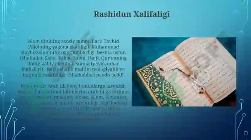 Islom dini va uning tarqalishi 5